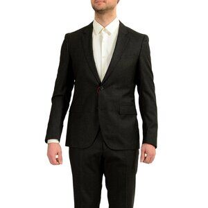 Hugo Boss Men's "August/Higgins182" Extra Slim Fit Wool Suit US 40R IT 50R